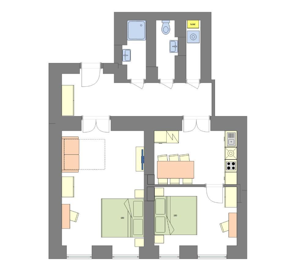 Modern And Spacious Apartments In City Center プラハ エクステリア 写真