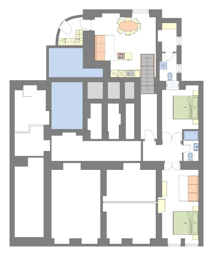 Modern And Spacious Apartments In City Center プラハ エクステリア 写真